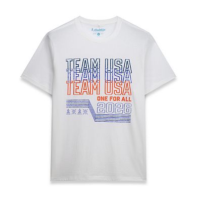 Men's Chubbies White Team USA The Frost and Found T-Shirt
