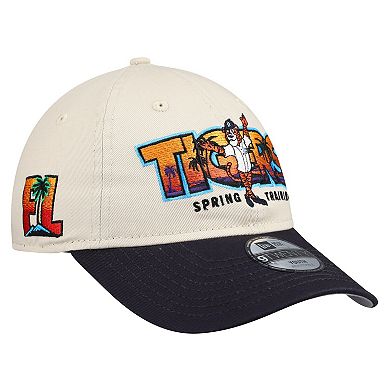 Youth New Era Stone/Navy Detroit Tigers 2026 Spring Training Fan Pack Batter 9TWENTY Adjustable Hat