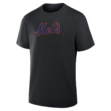 Men's Fanatics Black New York Mets Alternate Logo Legacy T-Shirt