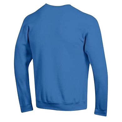Men's Champion Blue Detroit Lions Powerblend Fleece Sweatshirt