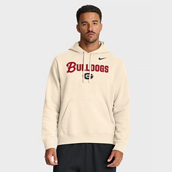 Men's Nike Natural Georgia Bulldogs Primetime Club Hoodie