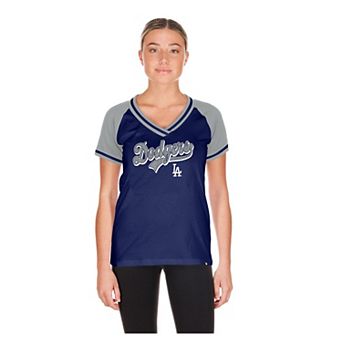 Women's New Era Royal Los Angeles Dodgers Gameday V-Neck T-Shirt