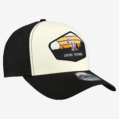 Men's New Era Stone Colorado Rockies 2026 Spring Training Fan Pack Gradient 39THIRTY Flex Hat