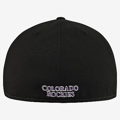Men's New Era Stone Colorado Rockies 2026 Spring Training Fan Pack Gradient 39THIRTY Flex Hat