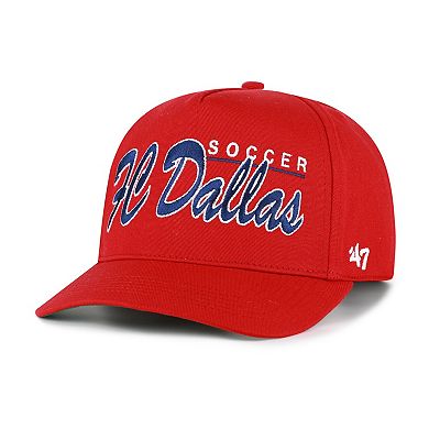 Men's '47 Red FC Dallas Brushmark Hitch Adjustable Hat