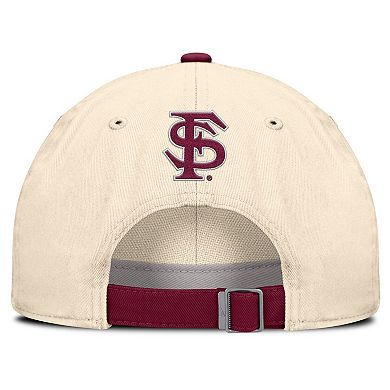 Unisex Nike Natural Florida State Seminoles 2026 Primetime Natural 2-Tone Club Adjustable Hat