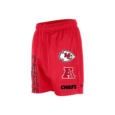 Men's New Era Red Kansas City Chiefs Match Shorts