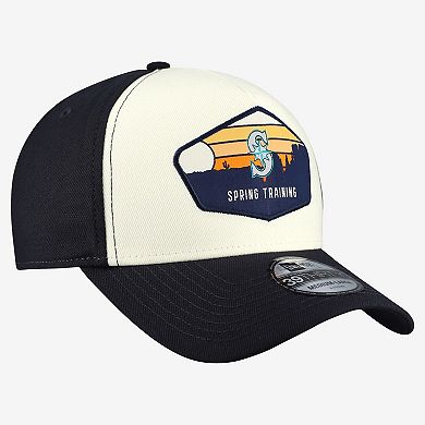 Men's New Era Stone Seattle Mariners 2026 Spring Training Fan Pack Gradient 39THIRTY Flex Hat