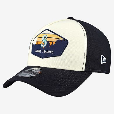 Men's New Era Stone Seattle Mariners 2026 Spring Training Fan Pack Gradient 39THIRTY Flex Hat