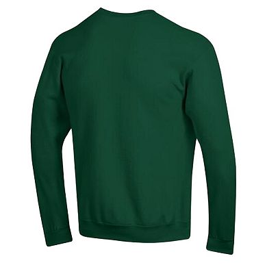 Men's Champion Green New York Jets Powerblend Fleece Sweatshirt