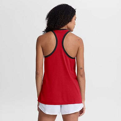 Women's Nike Red Cincinnati Reds Tri-Blend Dri-FIT Racerback Tank Top