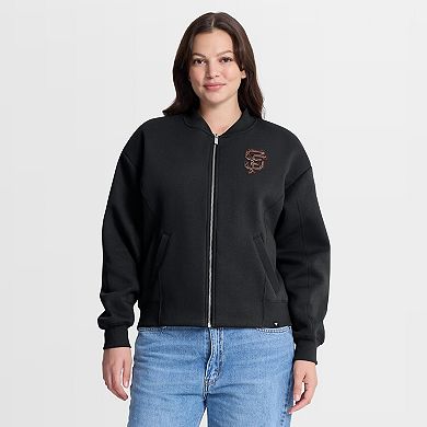 Women's Fanatics Black San Francisco Giants Oversized Rage Against Full-Zip Jacket
