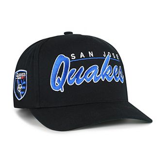 Men's '47 Black San Jose Earthquakes Brushmark Hitch Adjustable Hat