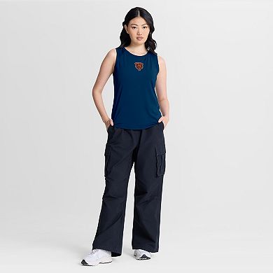 Women's Fanatics Navy Chicago Bears Mesh Triumphant Win Tank Top