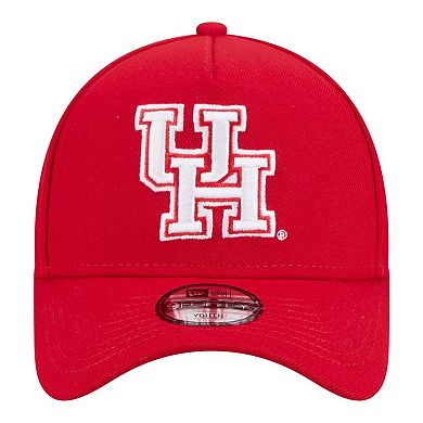 Youth New Era Red Houston Cougars 9FORTY A-Frame Adjustable Hat