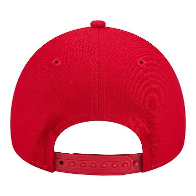 Youth New Era Red Houston Cougars 9FORTY A-Frame Adjustable Hat