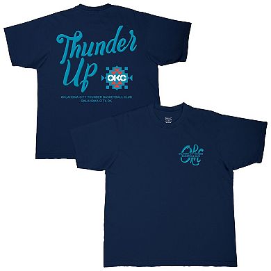 Unisex Stadium Essentials Navy Oklahoma City Thunder Local Barfly Urban T-Shirt