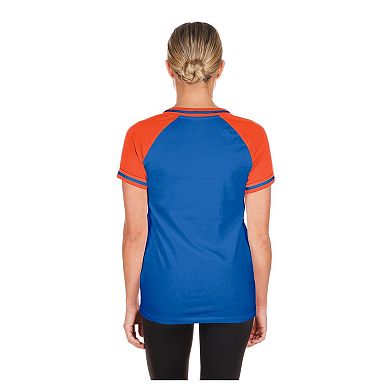 Women's New Era Royal New York Mets Gameday V-Neck T-Shirt