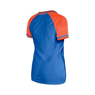 Women's New Era Royal New York Mets Gameday V-Neck T-Shirt