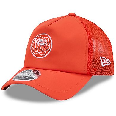 Men's New Era Orange Houston Astros 2026 Batting Practice Alternate Apex 9FORTY Adjustable Hat