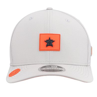 Men's New Era Gray Houston Astros 2026 Clubhouse 9SEVENTY Adjustable Hat