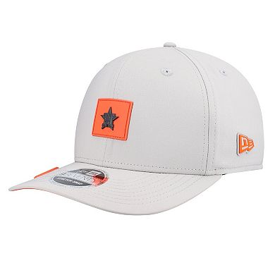 Men's New Era Gray Houston Astros 2026 Clubhouse 9SEVENTY Adjustable Hat