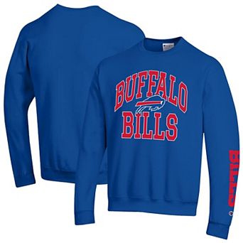 Men's Champion Royal Buffalo Bills Powerblend Fleece Sweatshirt