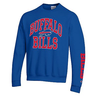 Men's Champion Royal Buffalo Bills Powerblend Fleece Sweatshirt