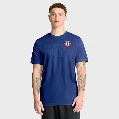 Men's Nike Royal Texas Rangers Knockout Team Legend Dri-FIT T-Shirt