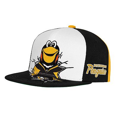Youth Mitchell & Ness Black Pittsburgh Penguins Mascot Snapback Hat