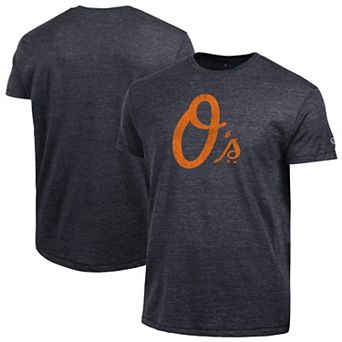 Men's Champion Black Baltimore Orioles Tri-Blend T-Shirt