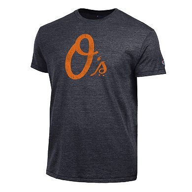 Men's Champion Black Baltimore Orioles Tri-Blend T-Shirt