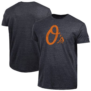 Men's Champion Black Baltimore Orioles Tri-Blend T-Shirt