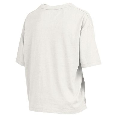 Women's Pressbox White Auburn Tigers Elena Oversized T-Shirt