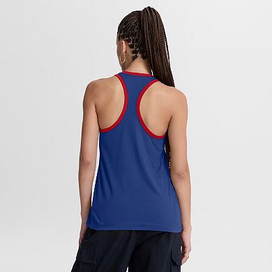 Women's Nike Royal Philadelphia Phillies Tri-Blend Dri-FIT Racerback Tank Top