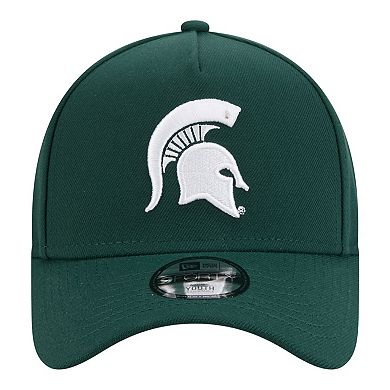Youth New Era Green Michigan State Spartans 9FORTY A-Frame Adjustable Hat