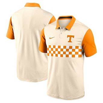 Men's Nike Natural/Tennessee Orange Tennessee Volunteers Vapor Primary Logo Dri-FIT Polo