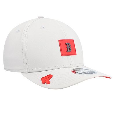 Men's New Era Gray Boston Red Sox 2026 Clubhouse 9SEVENTY Adjustable Hat
