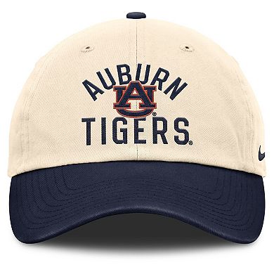 Unisex Nike Natural Auburn Tigers 2026 Primetime Natural 2-Tone Club Adjustable Hat