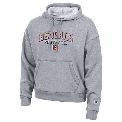 Women's Champion Gray Cincinnati Bengals Triumph Tri-Blend Hoodie