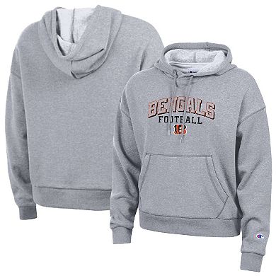 Women's Champion Gray Cincinnati Bengals Triumph Tri-Blend Hoodie