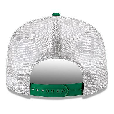 Men's New Era Kelly Green Boston Celtics Core Logo Meshback 9FIFTY Snapback Hat