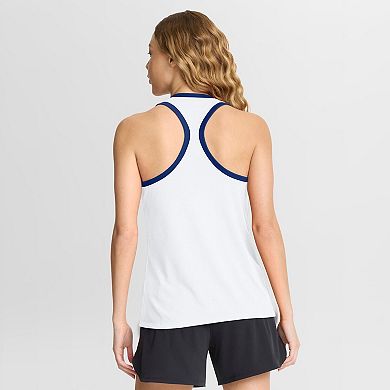 Women's Nike White Chicago Cubs Tri-Blend Dri-FIT Racerback Tank Top