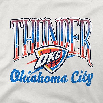 Unisex Stadium Essentials Oatmeal Oklahoma City Thunder Sky High Fleece Sweatshirt
