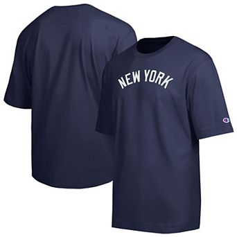 Men's Champion Navy New York Yankees All Star Chenille Wordmark T-Shirt