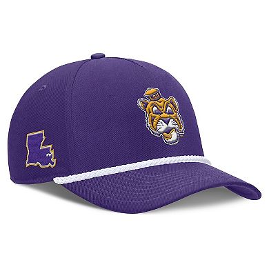 Unisex Nike Purple LSU Tigers 2026 Basketball Refresh 5-Panel Rope Rise Hat
