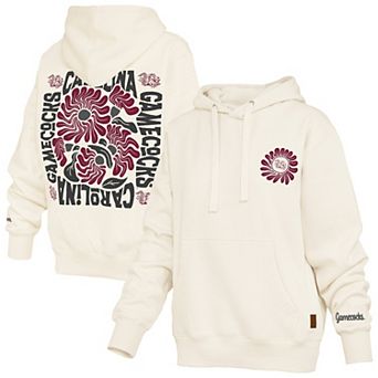 Women's Pressbox Cream South Carolina Gamecocks Elena Janise Hoodie