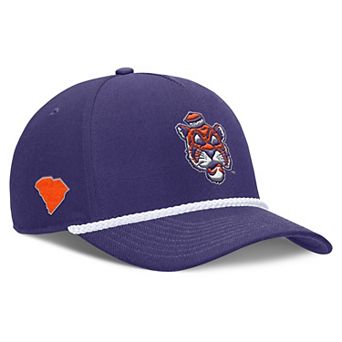 Unisex Nike Purple Clemson Tigers 2026 Basketball Refresh 5-Panel Rope Rise Hat