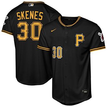Youth Nike Paul Skenes Black Pittsburgh Pirates Alternate Stadium Jersey