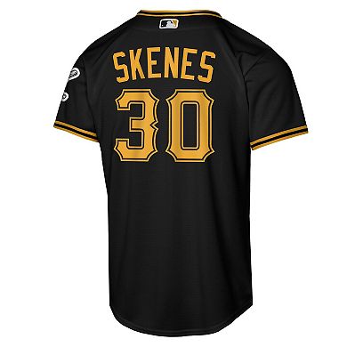 Youth Nike Paul Skenes Black Pittsburgh Pirates Alternate Stadium Jersey